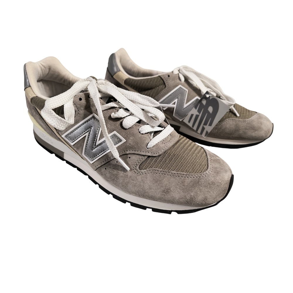 New Balance 996 Made in USA Grey Suede Sneakers U996GR Mens 12 NWT